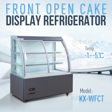 Front Open Self-Service-Kuchen-Kühlschrankausstellungen Showcase